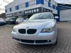 BMW e60 520i - AUTOMAAT - 165.000 km - 2003, Auto's, BMW, Achterwielaandrijving, Zwart, Leder, Bedrijf