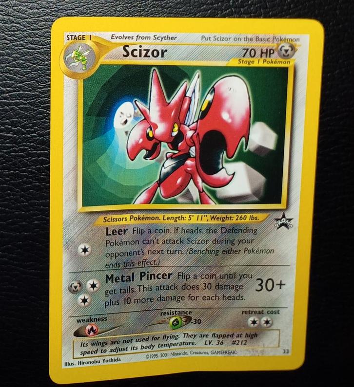 Wotc Era: Scizor WP33 Black Star Promo, Hobby en Vrije tijd, Verzamelkaartspellen | Pokémon, Ophalen of Verzenden