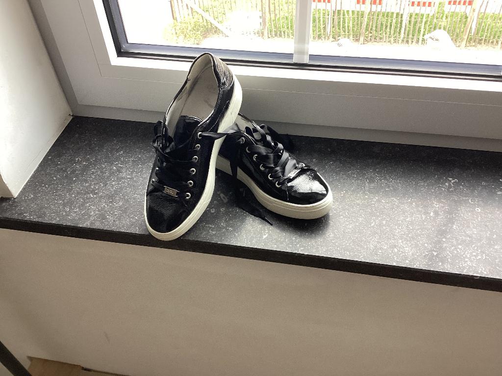 Ara41   Mooie sneakers met striklint, Zwart, Nieuw, Ophalen of Verzenden, Sneakers
