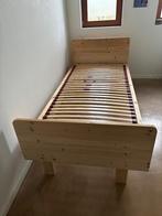 1 persoonsbed, Huis en Inrichting, Slaapkamer | Bedden, Ophalen, Gebruikt, Eenpersoons, Bruin