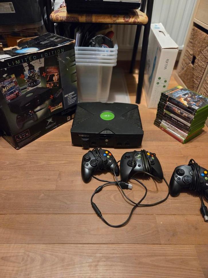 Xbox original (lees beschrijving), Games en Spelcomputers, Spelcomputers | Xbox Original, Zo goed als nieuw, Ophalen of Verzenden