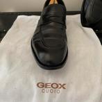 Paire de mocassins CUOIO en cuir noir 42,5, Kleding | Heren, Schoenen, Zwart, GEOX, Ophalen of Verzenden, Espadrilles of Moccasins