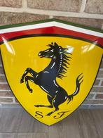 emaille reclame bord ferrari, Ophalen, Nieuw, Reclamebord