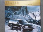 Brochure Chevrolet Blazer, Livres, Autos | Brochures & Magazines, Chevrolet, Enlèvement ou Envoi