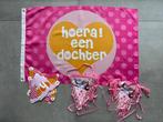 Babyborrel decoratie - meisje (4 stuks), Hobby en Vrije tijd, Feestartikelen, Ophalen of Verzenden, Zo goed als nieuw, Feestartikel