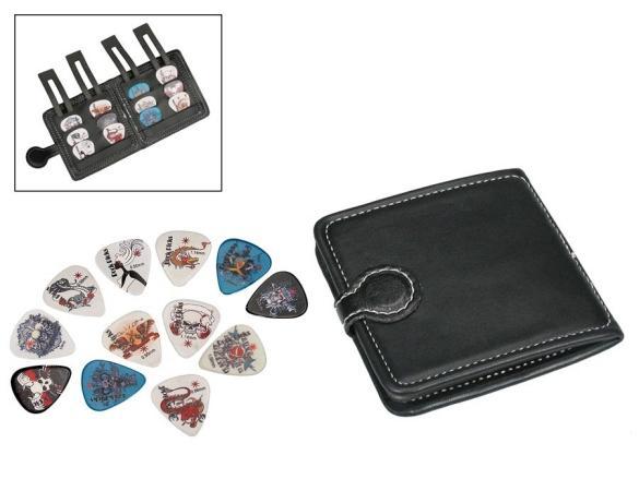 Plectrummapjes met 12 plectrums, magneetsluiting, Muziek en Instrumenten, Instrumenten | Toebehoren, Nieuw, Elektrische gitaar