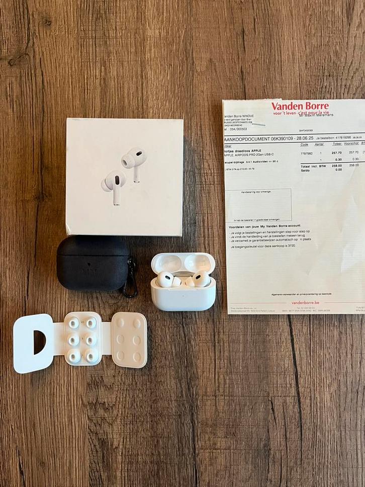 Apple Airpods 2 (Gen 2) + garantie aankoopfactuur, Telecommunicatie, Mobiele telefoons | Oordopjes, Zo goed als nieuw, Ophalen of Verzenden