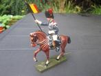 Rijkswachter te paard met vlag ere escorte goede staat. TOP, Verzamelen, Ophalen of Verzenden