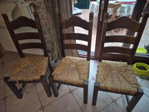 Eiken eetstoelen, Huis en Inrichting, Stoelen, Vijf, Zes of meer stoelen, Hout, Ophalen