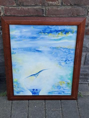 aquarelle signe mano geers beschikbaar voor biedingen