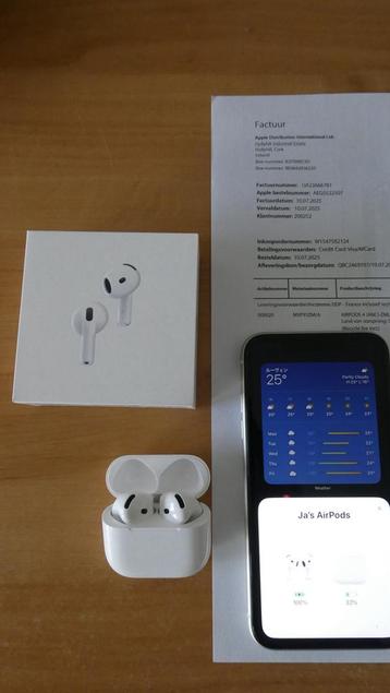 Airpods 4 met ANC (nieuw, met factuur en garantie) beschikbaar voor biedingen