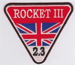 Triumph Rocket III 2.3 stoffen opstrijk patch embleem #22, Motos, Neuf