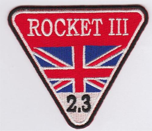 Triumph Rocket III 2.3 stoffen opstrijk patch embleem #22, Motos, Accessoires | Autre, Neuf, Envoi