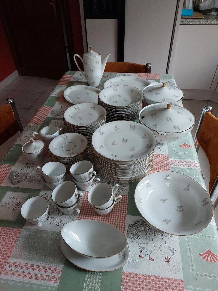 eetservies bavaria, Antiquités & Art, Antiquités | Services (vaisselle) complet, Enlèvement