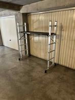 Aluminium ladder/stelling, Ophalen, Zo goed als nieuw, Ladder