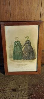 Gravure "Le moniteur de la mode" Jules David, 22x30, n459, Antiquités & Art, Art | Eaux-fortes & Gravures, Enlèvement