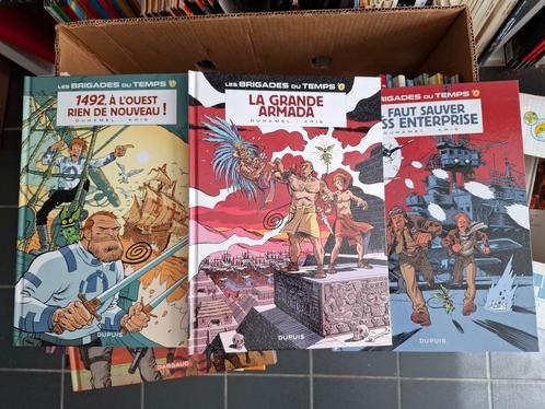 LES BRIGADES DU TEMPS TOMES 1 à 3 SERIE COMPLETE TOUS EO, Boeken, Stripverhalen, Zo goed als nieuw, Complete serie of reeks, Ophalen of Verzenden