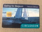 Carte téléphonique Belgacom Sailing pour la Belgique, Collections, Enlèvement ou Envoi