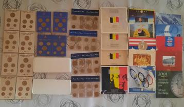 Complete reeks fdc sets van België - 1970 - 2001 beschikbaar voor biedingen