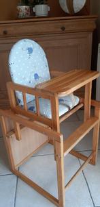 Modulaire houten kinderstoel, Kinderen en Baby's, Kinderstoelen, Ophalen, Gebruikt, Meegroeistoel, Afneembaar eetblad