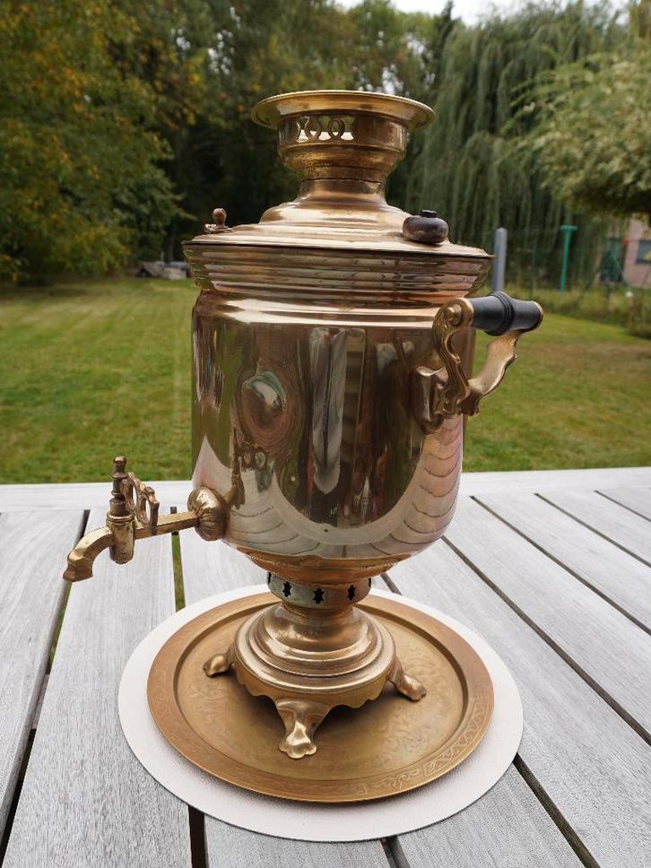 Samovar ancien en cuivre, Antiquités & Art, Antiquités | Bronze & Cuivre, Cuivre, Enlèvement ou Envoi