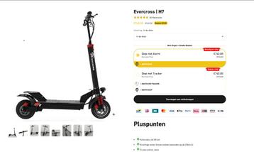 Elektrische step beschikbaar voor biedingen