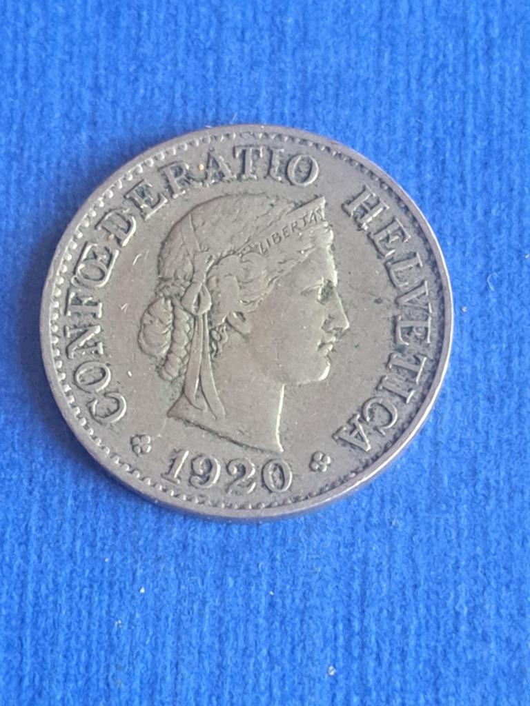 1920 Suisse 10 centimes, Envoi, Autres pays, Monnaie en vrac