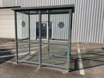 Metalen afdak met glazen zijpanelen, Tuin en Terras, Overkappingen, Ophalen, Zo goed als nieuw