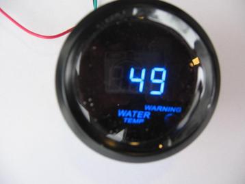 Indicateur de température numérique avec capteur 12 volts