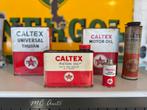 Anciens bidons d'huile CALTEX, Collections, Marques & Objets publicitaires, Enlèvement ou Envoi, Utilisé, Emballage