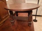 salon tafel rond 51 cm hoog diameter 90 cm., Ophalen, Gebruikt, Rond