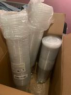 150 plastic bekers + deksel, voor ijskoffie of koude dranken, Ophalen of Verzenden, Nieuw
