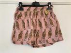 Roze shortje poema's - H&M - maat 140, Broek, Gebruikt, Meisje, H&M