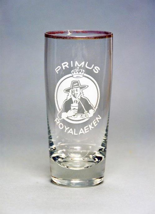 Primus Royalaeken Brussels glas, Verzamelen, Biermerken, Gebruikt, Glas of Glazen, Ophalen of Verzenden
