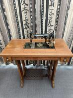 Antieke naaimachine Pfaff met meubelstuk, Antiek en Kunst, Ophalen