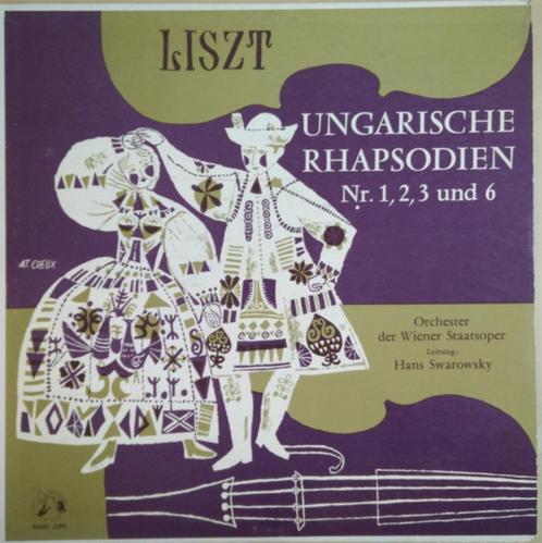 Hans SWAROWSKY - Ungarische Rhapsodien Nr. 1, 2, 3 und 6, Cd's en Dvd's, Vinyl | Klassiek, Zo goed als nieuw, Romantiek, Orkest of Ballet