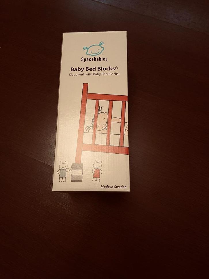 Spacebabies Baby Bed Blocks - 6 stuks, Kinderen en Baby's, Babywiegjes en Ledikanten, Zo goed als nieuw, Overige typen, Ophalen