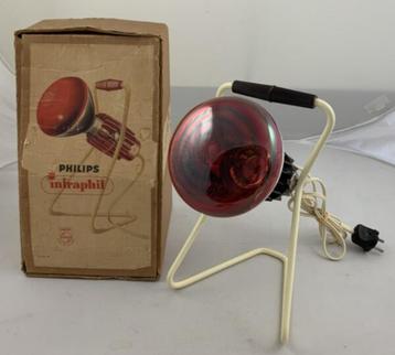 Lampe chauffante vintage en bakélite Philips Infraphil KL290