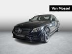 Mercedes-Benz C 180 AMG LINE + LED + SENSOREN + CAMERA + NIG, 4 deurs, Gebruikt, 4 cilinders, Zwart