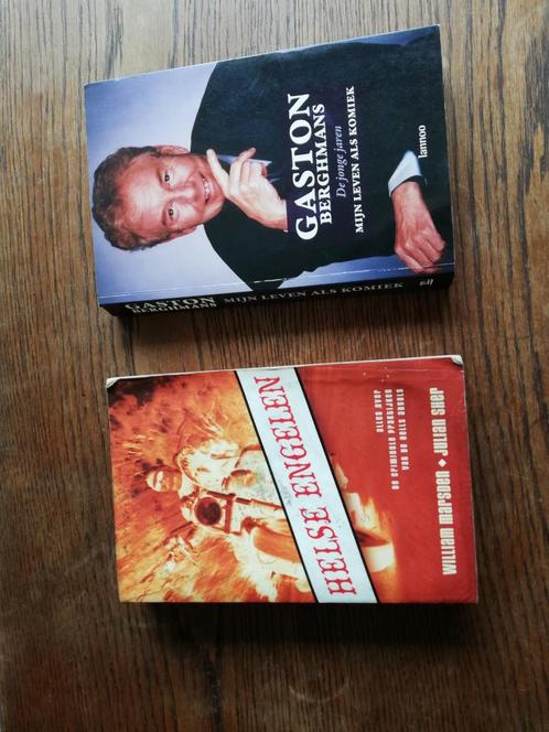 2 biografieen , Hell's Angels en Gaston Berghmans, Livres, Biographies, Utilisé, Cinéma, TV et Média, Enlèvement ou Envoi