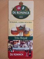 Bierviltjes De Koninck, varia (400), Verzamelen, Biermerken, Ophalen of Verzenden, Zo goed als nieuw, De Koninck