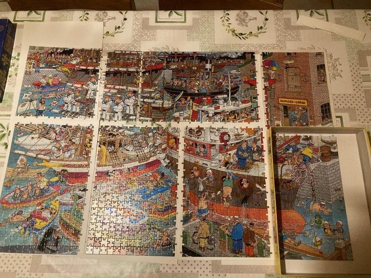 puzzel Jan Van Haasteren 1500 stuks, Hobby en Vrije tijd, Denksport en Puzzels, Gebruikt, Legpuzzel, 500 t/m 1500 stukjes, Ophalen