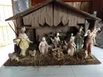 Grote Kerststal inclusief beeldjes, Ophalen, Zo goed als nieuw