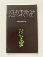 Homeopathische gezinsapotheek, repertorium, Livres, Santé, Diététique & Alimentation, Enlèvement ou Envoi, Utilisé, Plantes et Alternatives