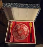 Vintage salade set kristal, Antiek en Kunst, Ophalen of Verzenden