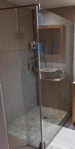 Parois/ vitre de douche fixe, Avec douche, Utilisé
