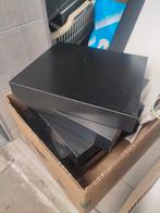 7 zwarte wandplanken Ikea, Huis en Inrichting, Ophalen, Gebruikt