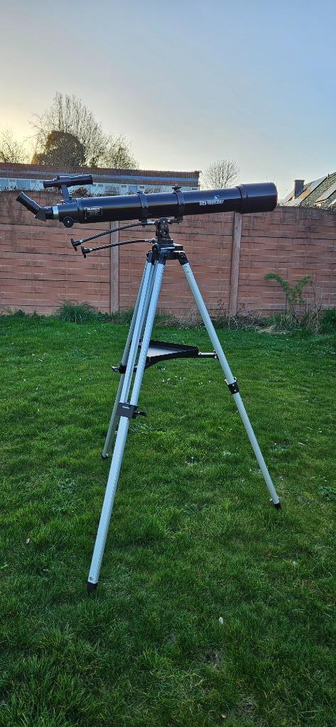 Skywatcher Telescoop, smartphoneadapter en nieuw zonnefilter, Audio, Tv en Foto, Optische apparatuur | Telescopen, Zo goed als nieuw