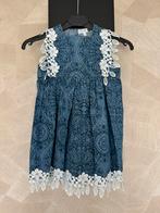 Mooi blauw broderie jurkje - Maat 110, Ophalen of Verzenden, Nieuw, Meisje, Jurk of Rok