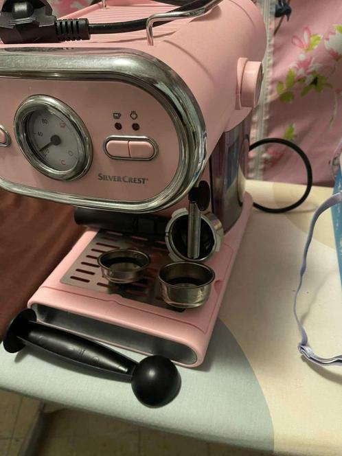 espresso machine roze, Elektronische apparatuur, Koffiezetapparaten, Zo goed als nieuw, Gemalen koffie, Espresso apparaat, 2 tot 4 kopjes